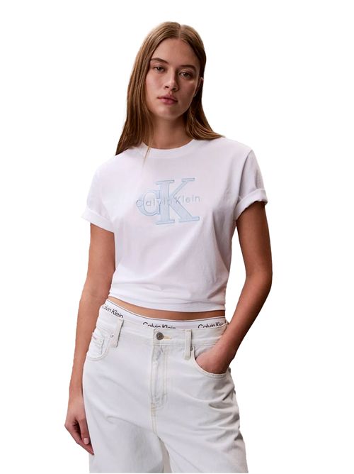 CALVIN KLEIN T-shirt Classic monologo CALVIN KLEIN | LV047F829GYAF